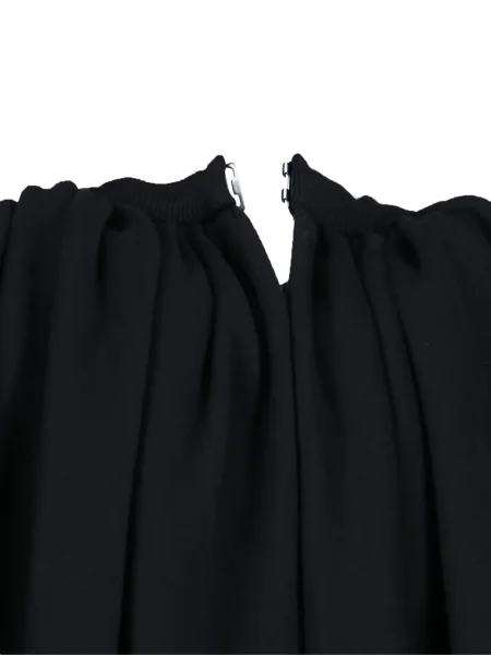 Maksi sukienka maxi Duran Lantink drapowana garniturowa czarna