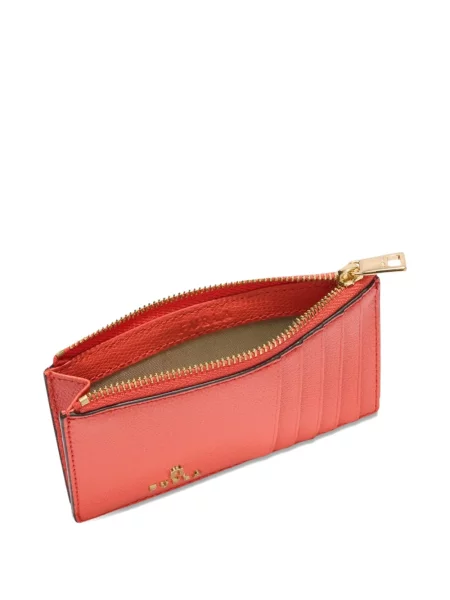 Δερμάτινος πορτοφόλι Furla ροζ