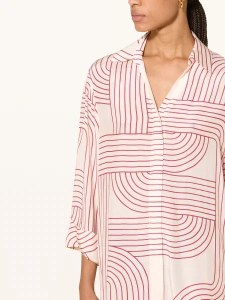 Watercult Plážové Šaty Line Set S Rukávem krémová růžová