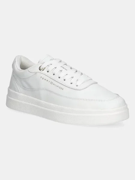 Pantofi Tommy Hilfiger din piele alb