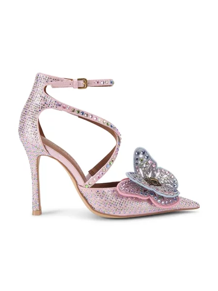 Kurt Geiger London lodičky Butterfly Strap Court ružová