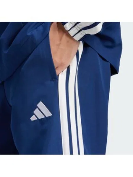 Prugasti sportski komplet Adidas Sportswear tamnoplava