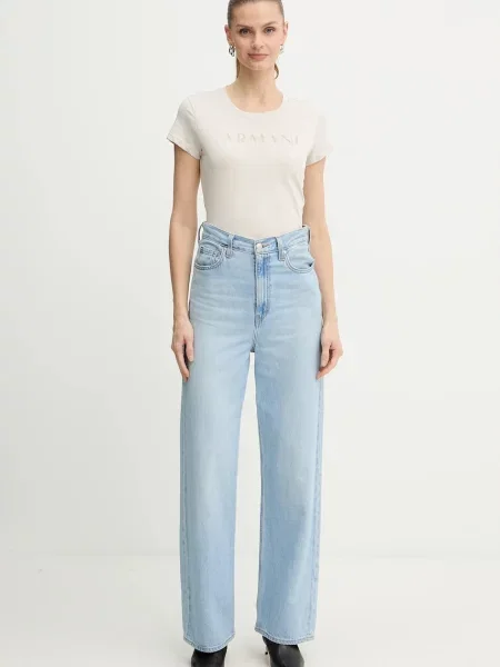 Armani Exchange kratka majica bež