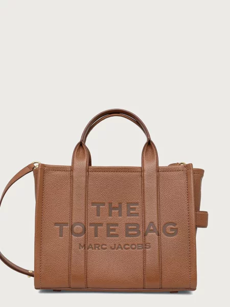 Geantă shopper Marc Jacobs din piele maro