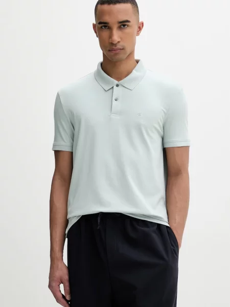 Calvin Klein póló férfi pamuttal zöld