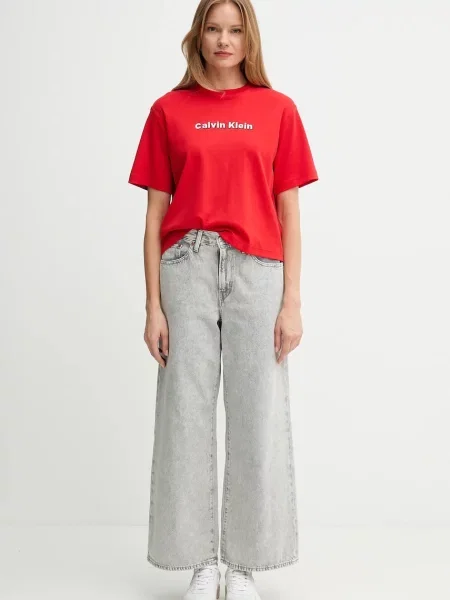 Calvin Klein Jeans tričko červené