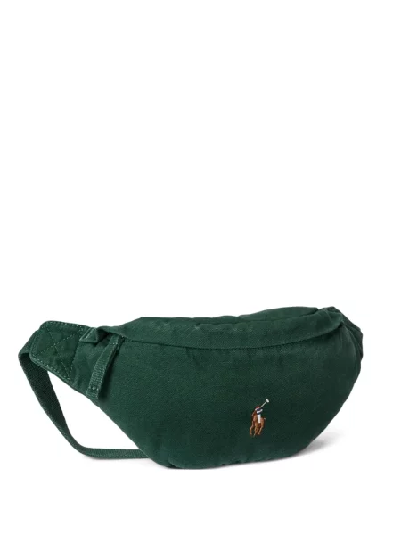 Kratak samt polo majica Polo Ralph Lauren s vezom crna