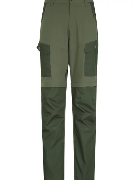 Expedition spodnie trekkingowe na błyskawiczny — długie Green