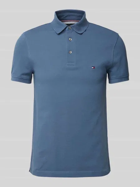 Tommy Hilfiger polo granatowy wzorzysty niebieska