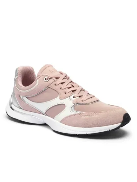 Michael Kors Sneakers RILEY cu adaos de piele roz