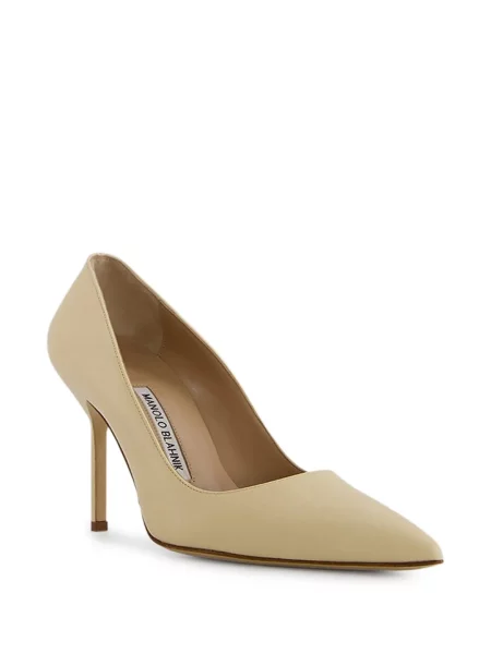 Pantofi cu toc Manolo Blahnik din piele