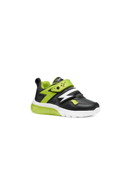 Sneakersy Geox J Ciberdron Boy D čierna