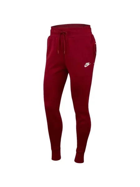 Pantaloni Nike din fleece alergare roșu