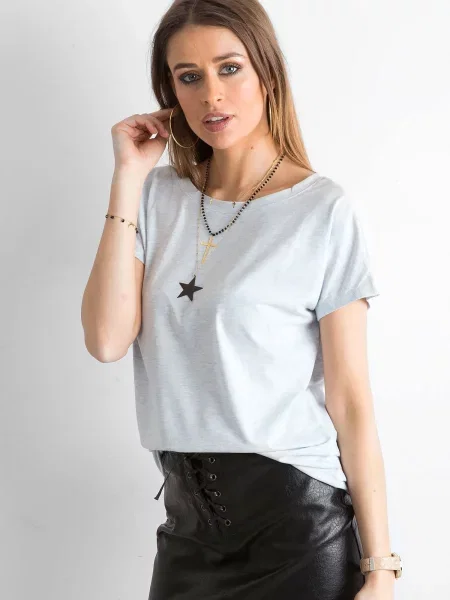 Koszulka Basic Feel Good niebieska