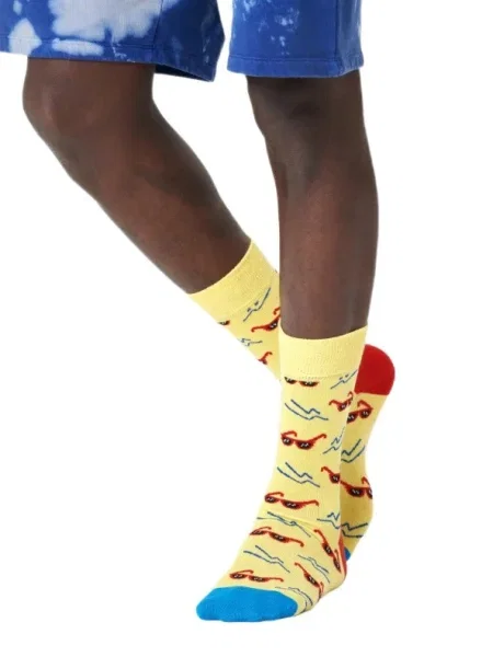 Nogavice Happy Socks rumena