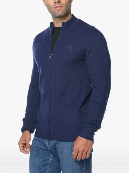 Cardigan Trussardi tricotate albastru