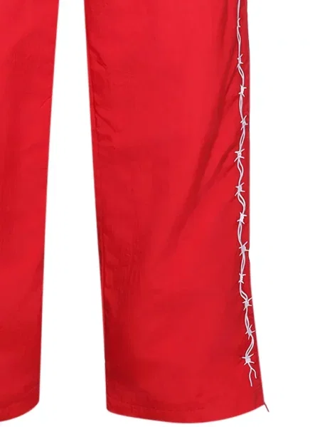 Pantaloni Warren Lotas alergare roșu