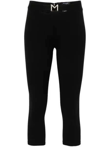 Pantaloni Mugler cu autograf negru
