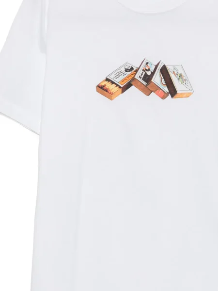 Tricou Ps Paul Smith cu imagine alb