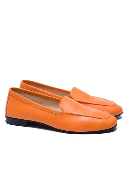 Шкіряні Лофери Pellagio помаранчевий