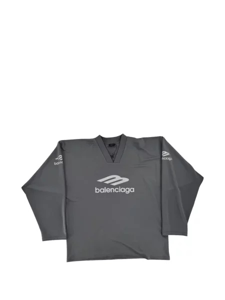 Lung tricou Balenciaga gri