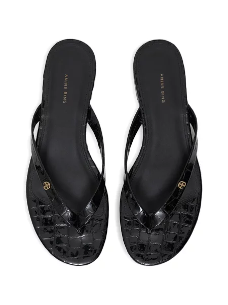 Сандали Anine Bing без ток черно