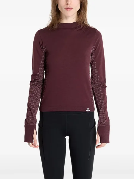 Top sport Nike din fleece plisat fără mâneci alb