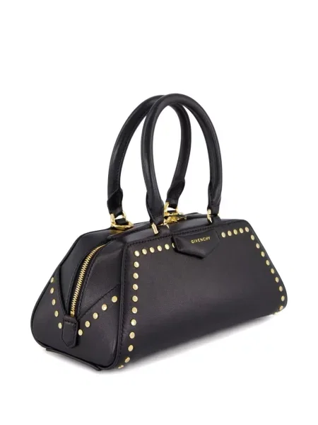 Geanta de piele Givenchy din piele cu tepi negru