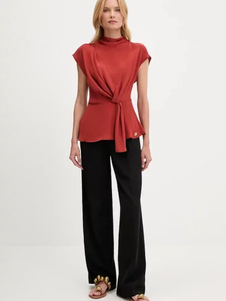 Блузка Karl Lagerfeld однотонна помаранчевий