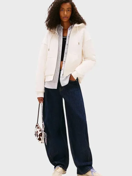 Толстовка Tommy Jeans біла