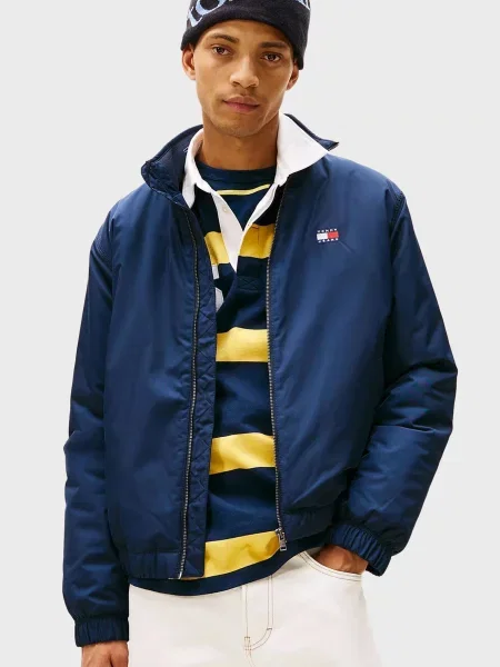 Утепленная джинсовая куртка Tommy Jeans синяя