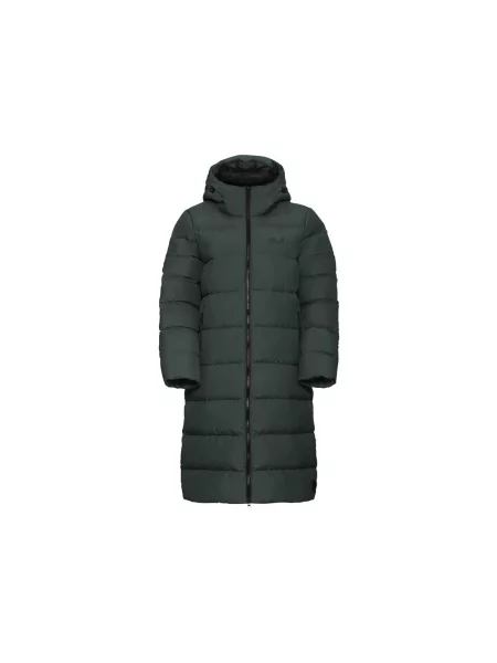 JACK WOLFSKIN Zimný kabát FROZEN PALACE trstinová sivá