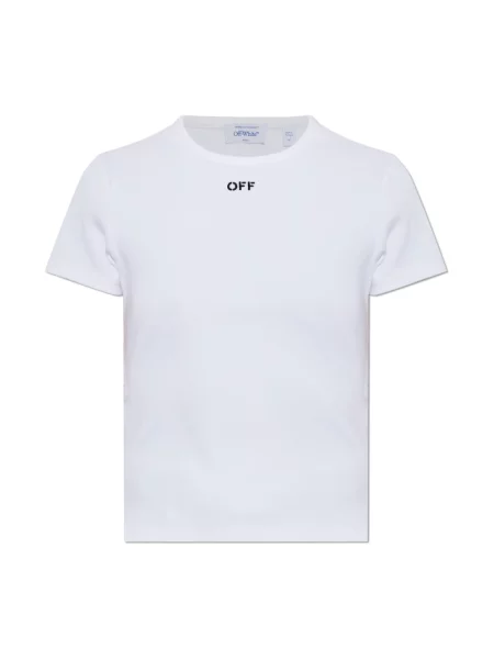 Koszulka Off-white z logo biała