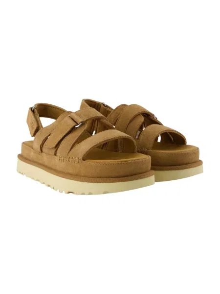 Sandały Ugg zamszowe brązowe