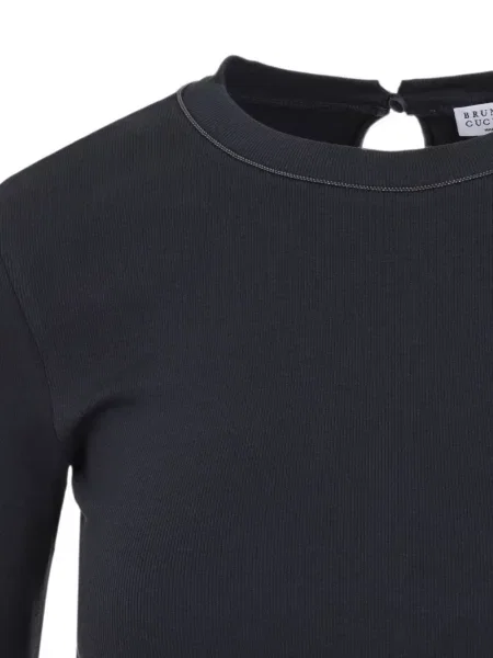 Scurt tricou Brunello Cucinelli albastru
