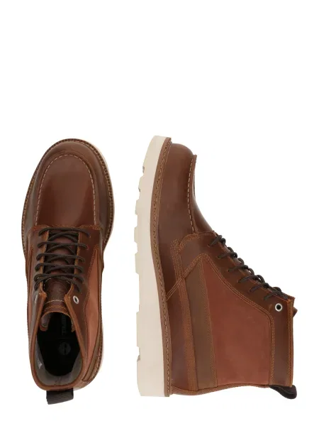 Botine Timberland cu șireturi maro