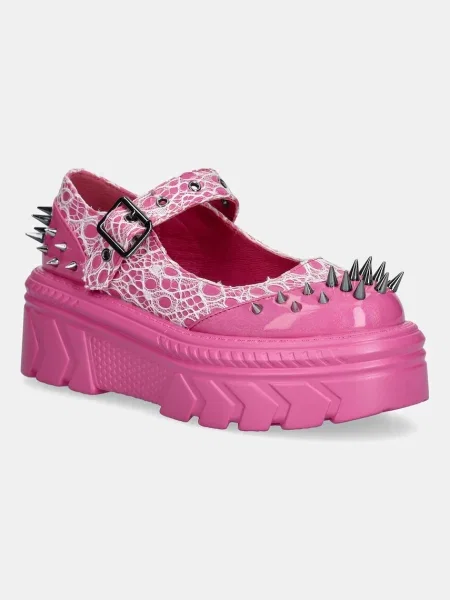 Балеринки Koi Footwear Candyfloss Demon Spiked Stomper розово