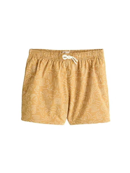 Next Șorturi de baie galben curry alb