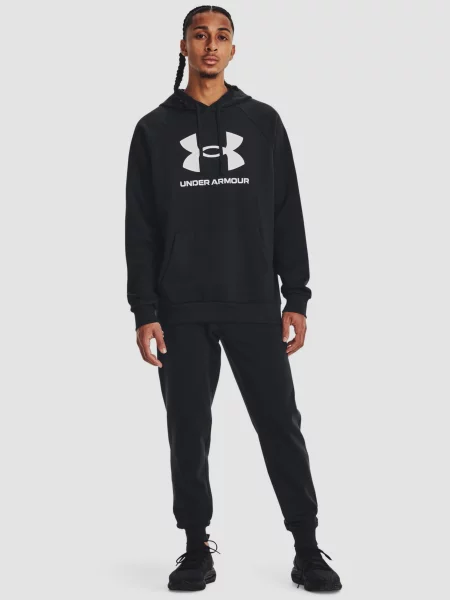 Флисовое худи Under Armour черное