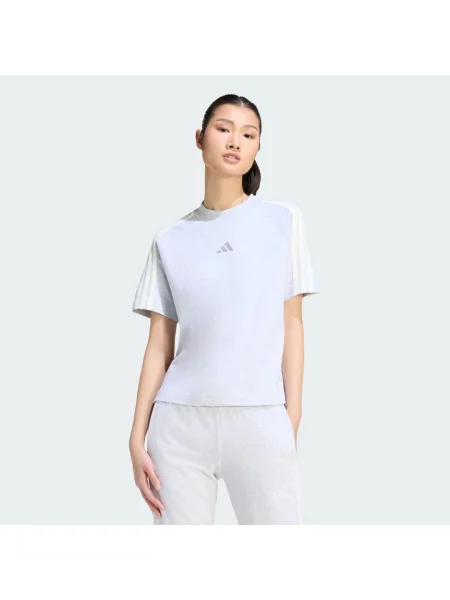 KOSZULKA Z 3 PASKAMI ADIDAS KIT biała