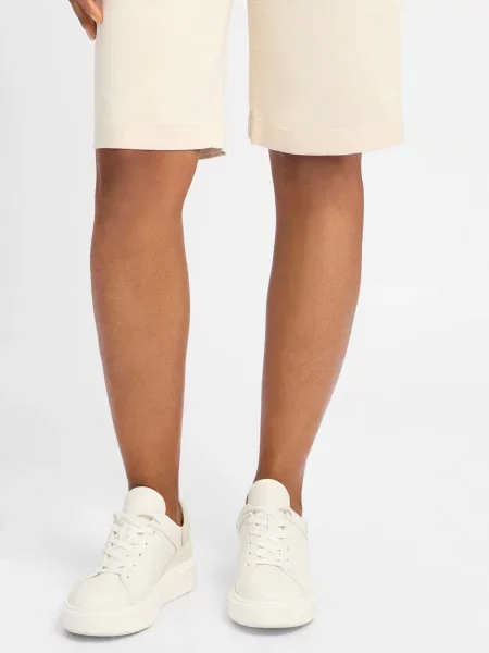 Comma Bermudy Kobiety jednolity 34 beżowy