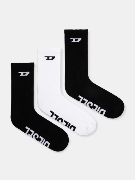 Чорапи Diesel SKM-D-CREW-SPORT-SOCKS 3 чифта