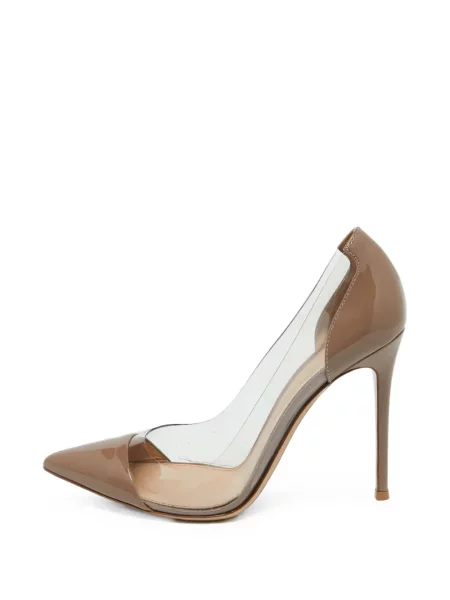 Pantofi cu toc Gianvito Rossi din piele de lac roz