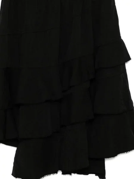 Fustă Black Comme Des Garçons cu volane negru