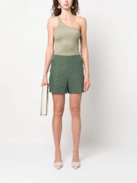 Gėlėtos raštuotos šilkinės šortai Polo Ralph Lauren žalia