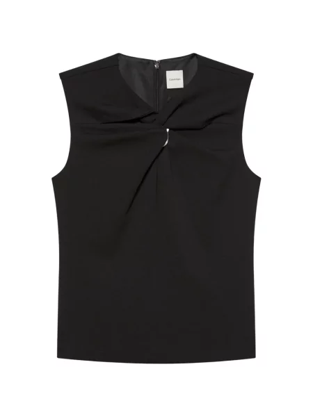 Top Calvin Klein din crep negru