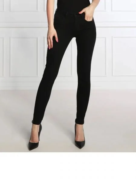 GUESS Blugi Annette | Skinny fit negru