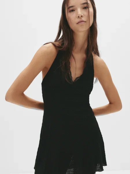Pull&Bear Rochie negru