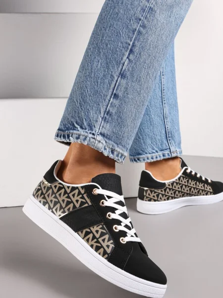 Sneakersy z Printem Casica czarne