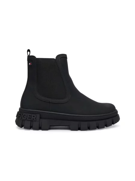 Členkové topánky Tommy Hilfiger čierna